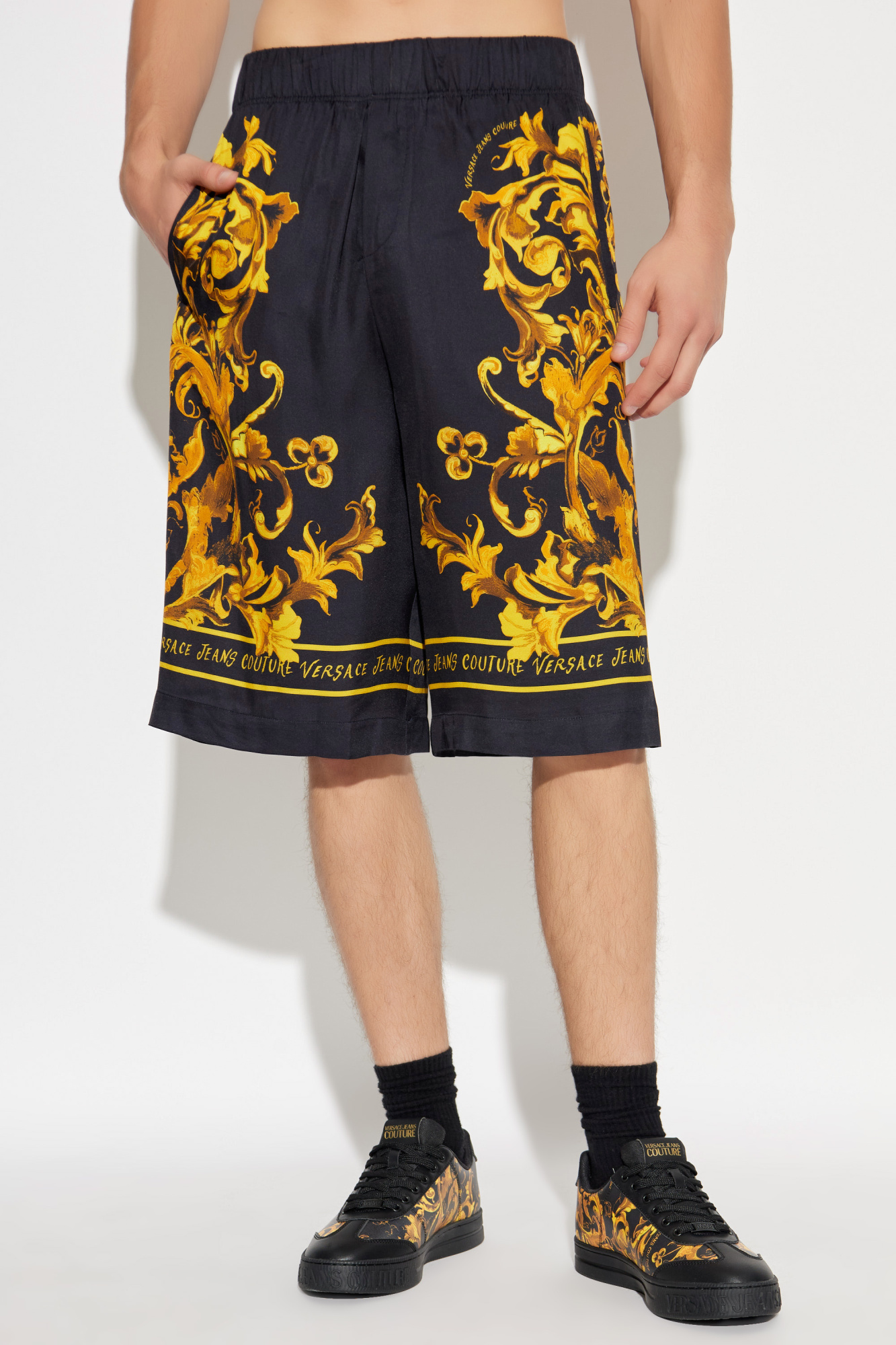 Versace Jeans Couture Shorts with 'barocco' print | Men's | Vitkac